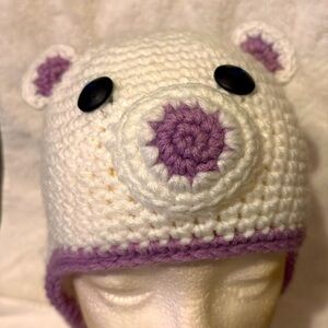 Handmade Bear hat for a Girl